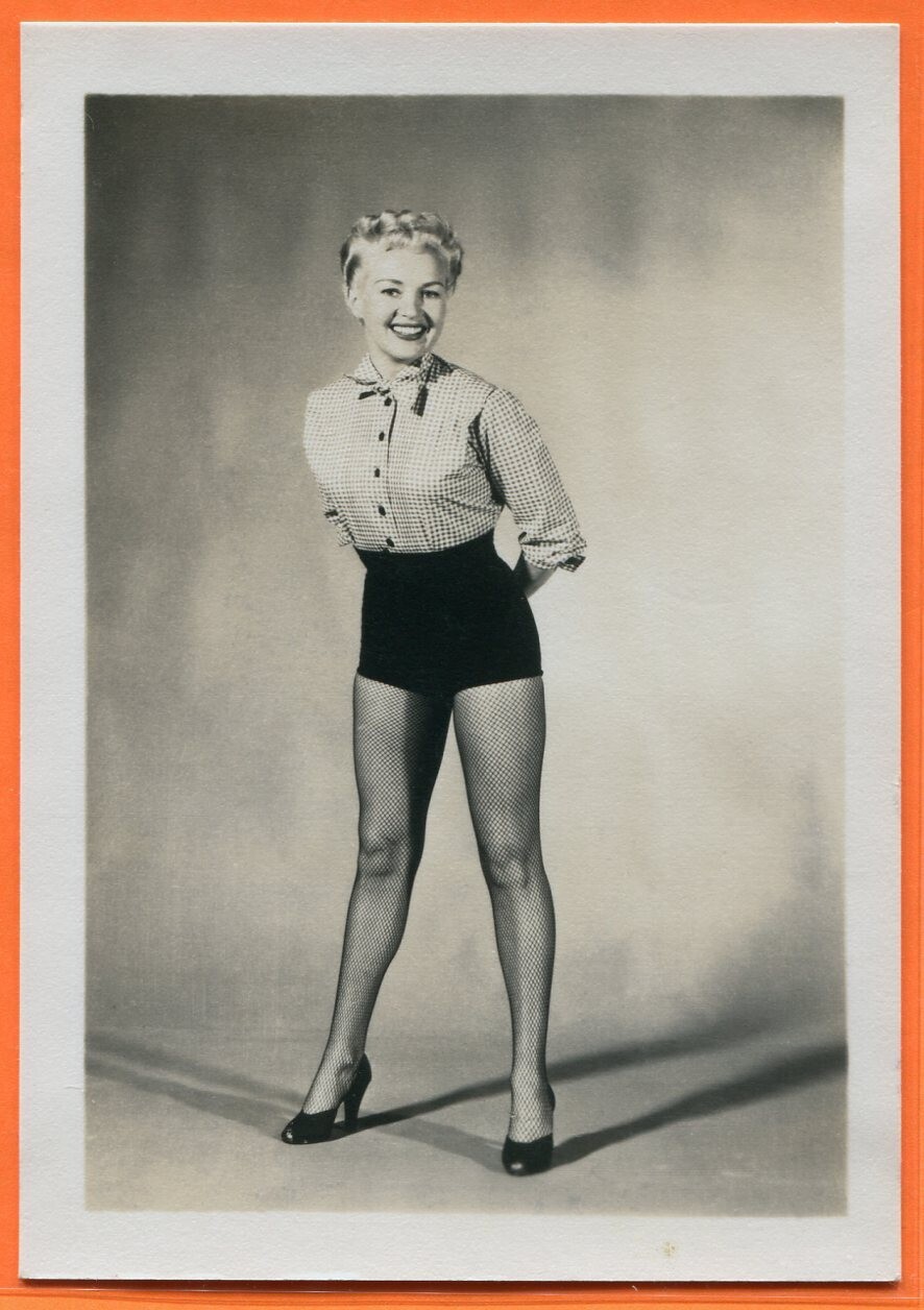 Betty Grable Photograph circa 1950s, Matte 3-1/2 by 5 inches