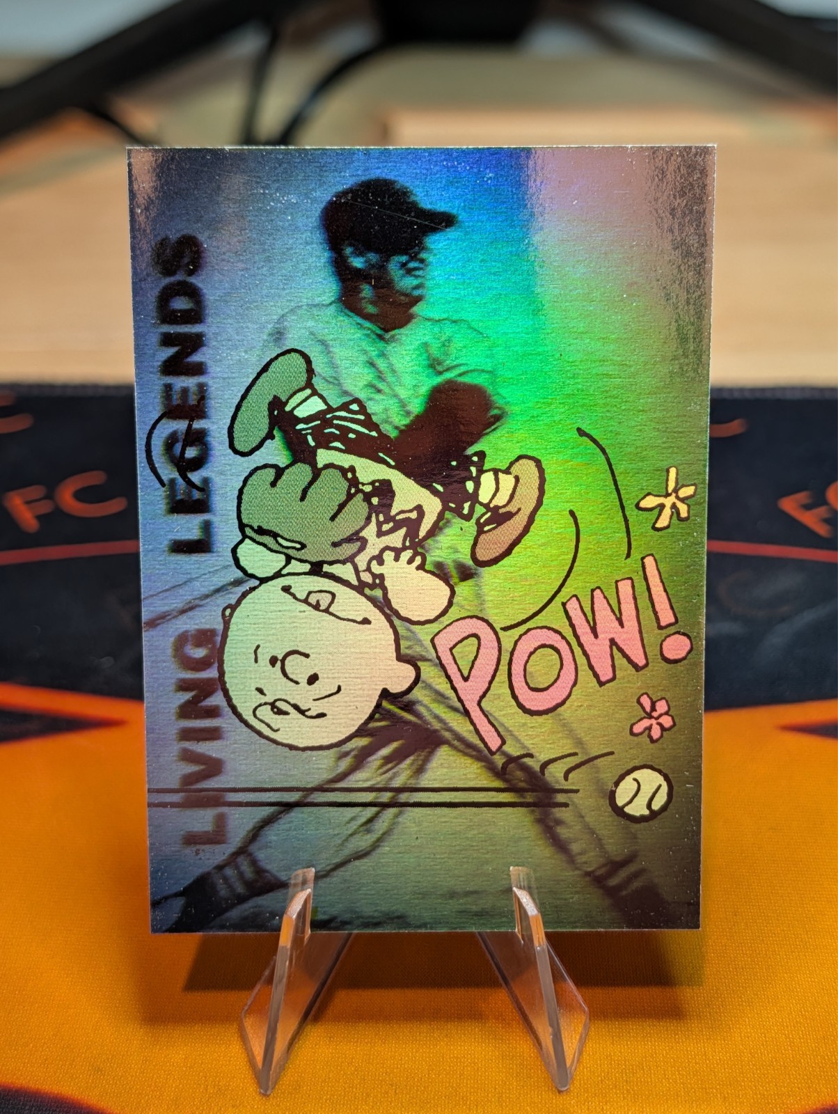 1993 Stan Musial + Charlie Brown Living Legends Hologram Cards Rare