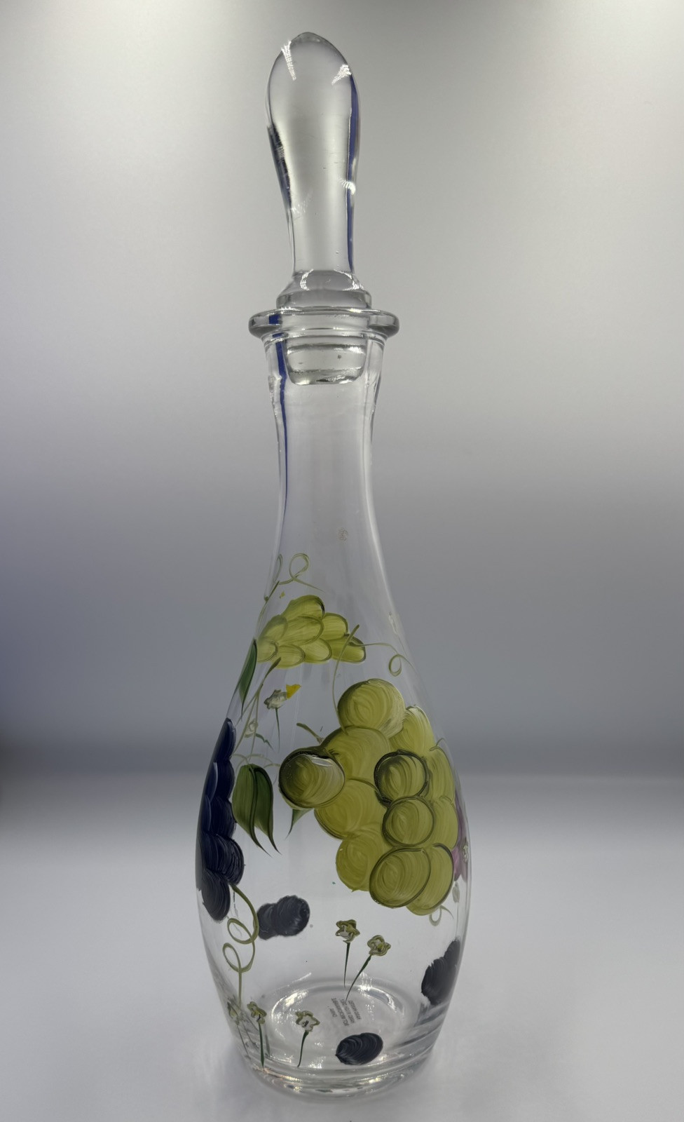 Vintage High Quality Fine Hand-Painted Wine Decanter