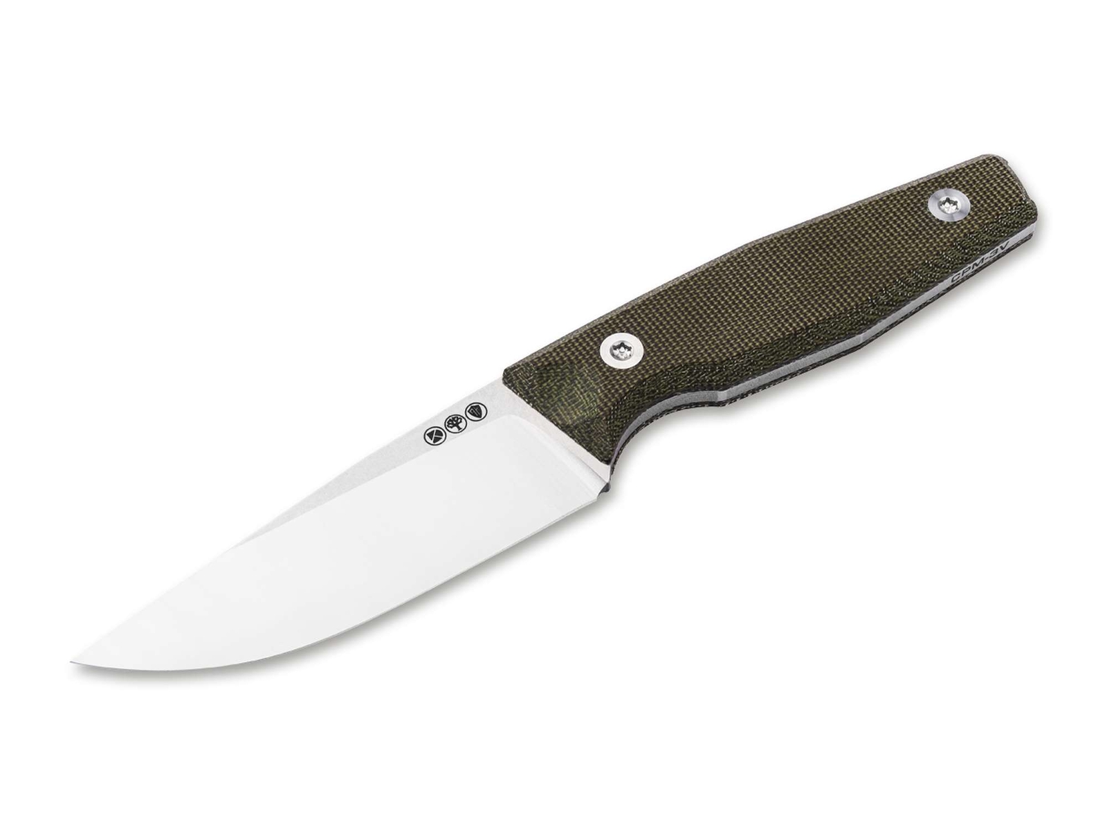 Boker Daily Knives AK4 Fixed Knife 3.86″ CPM-3V Blade Micarta Outdoor ✔️ 121511