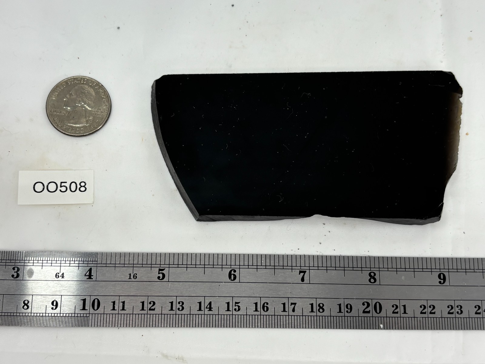 Fire Obsidian Slab Lapidary Cabbing Knapping Combo ship avail