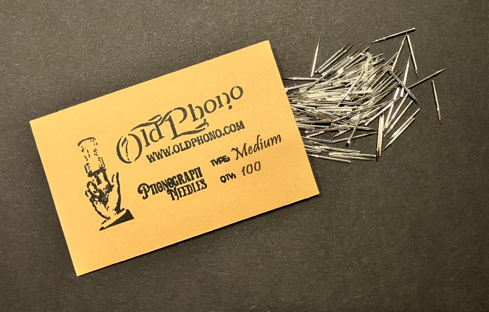 100 Medium Tone Steel Phonograph Needles