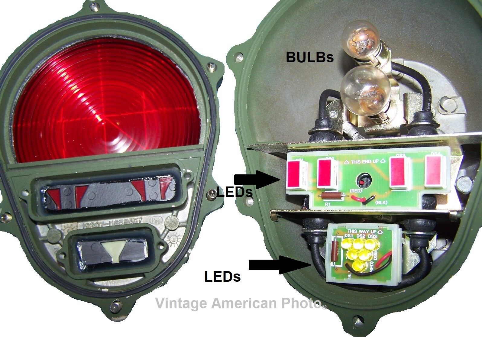 2 M151A2 M35 M101 M939 HMMWV M809 M116 M1102 MILITARY TRAILER TRUCK SIGNAL LIGHT