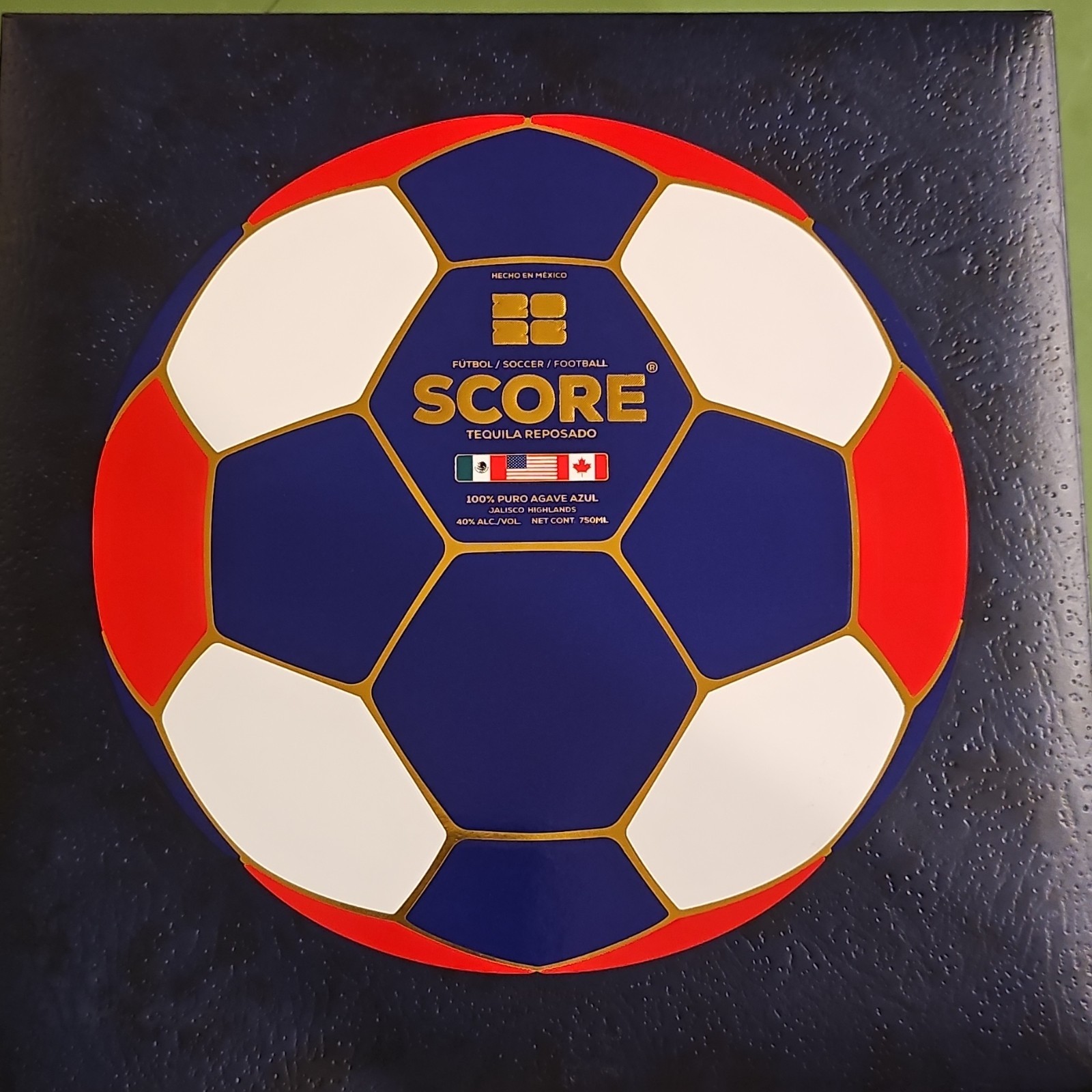 2026 FIFA WORLD CUP Soccer Score Tequila Glass Decanter in USA Collector Case