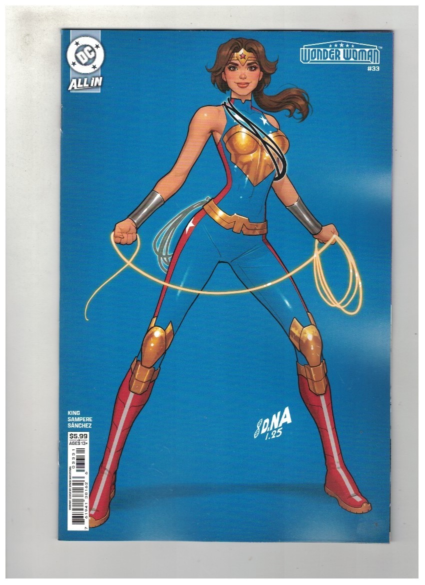 WONDER WOMAN #33 – DAVID NAKAYAMA CARDSTOCK VARIANT COVER – DC COMICS/2026