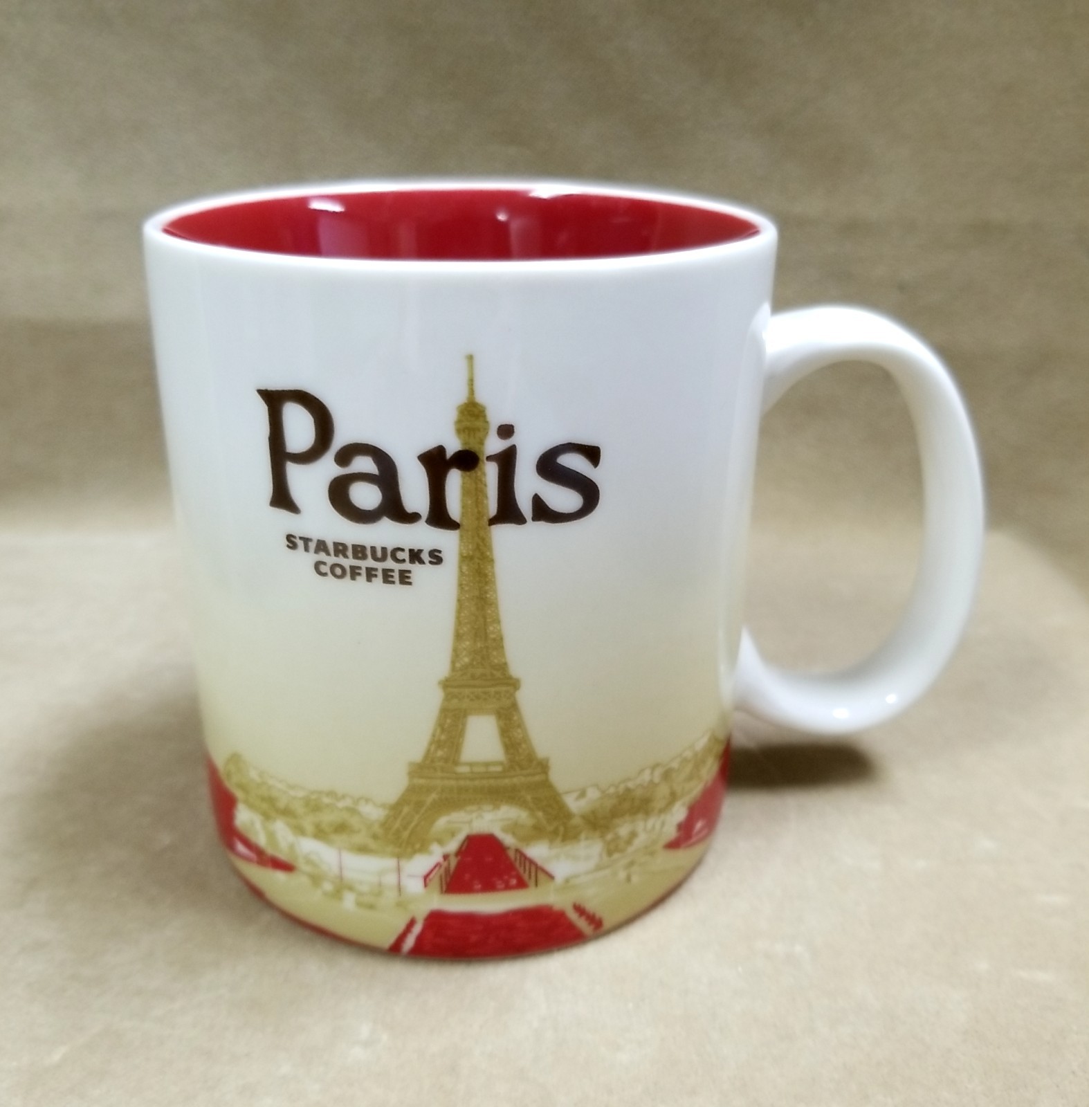 No Box Starbucks 2012 Paris + Eiffel Tower City Collection Series Mug 16oz