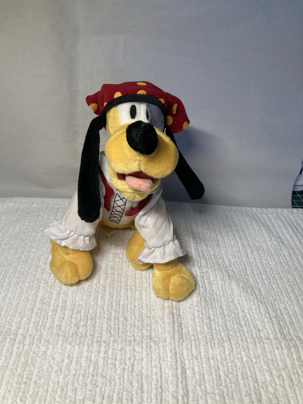 Disney Pluto Pirate Plush-Vintage-FREE SHIPPING