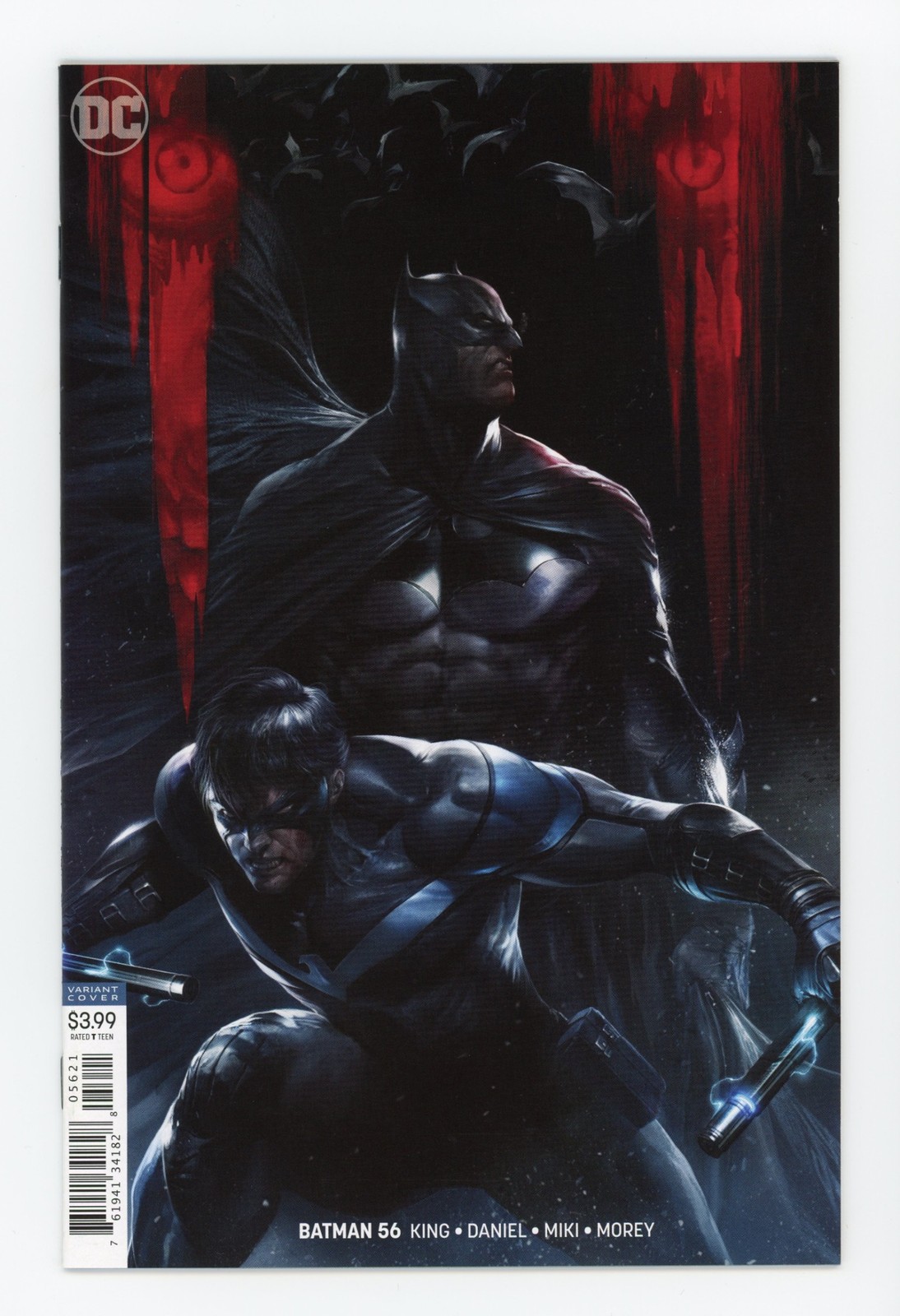 Batman #56 NM+ Mattina Variant 2018 Nightwing Cover B DC Comics