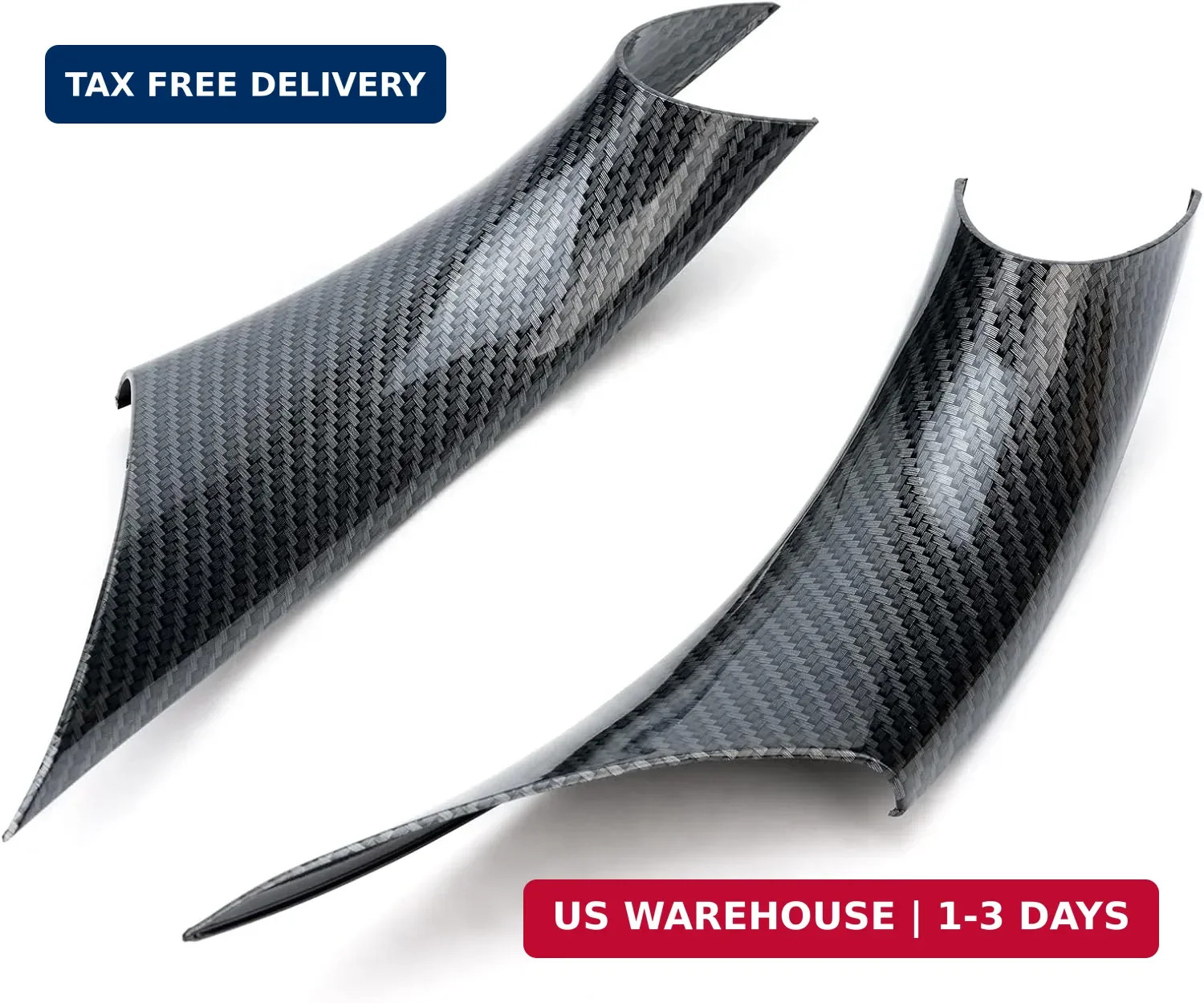 Door Pull Handle Cover For BMW 3 4 Series F30 F32 M3 M4 Carbon Fiber Front Left