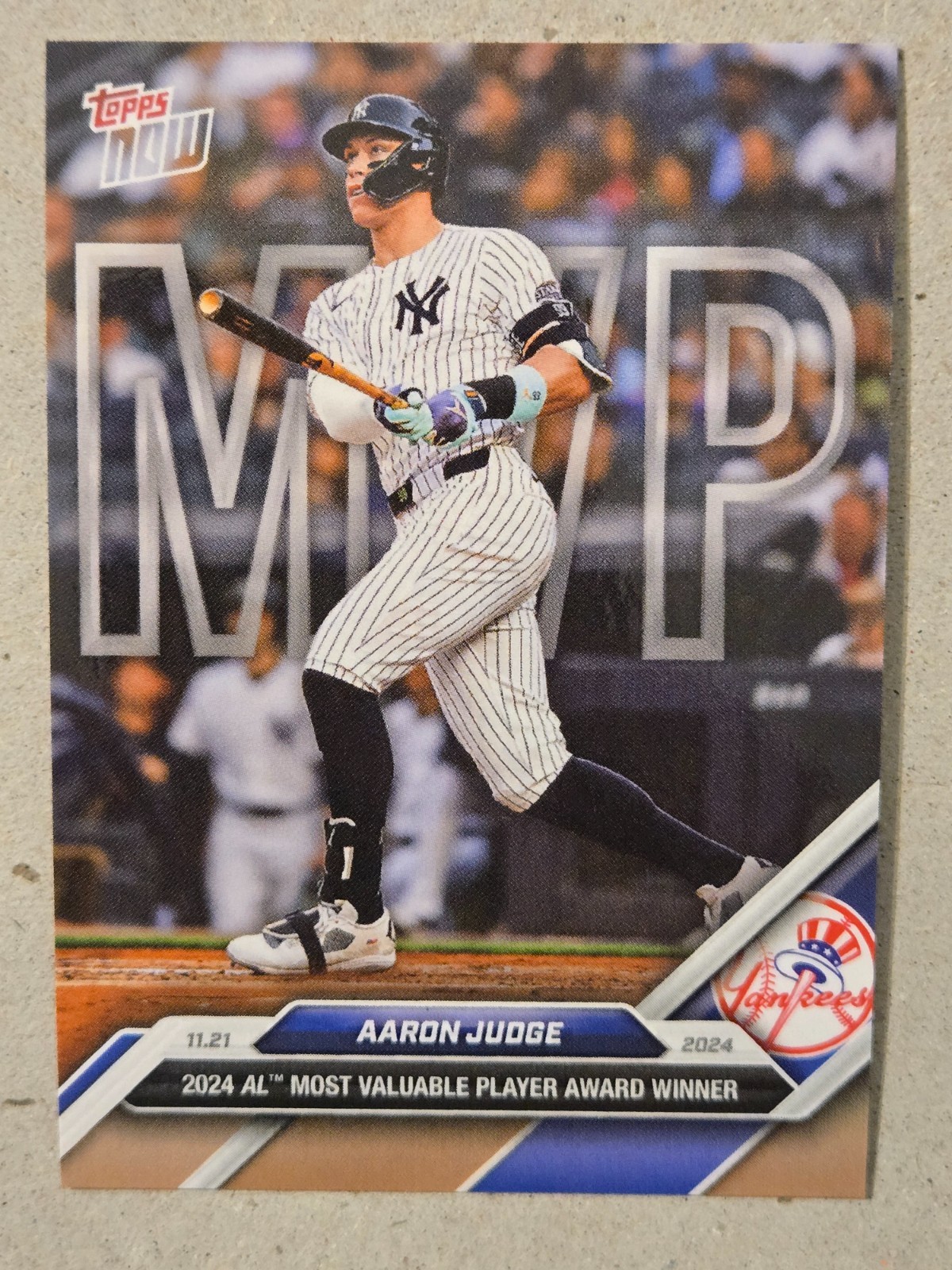 2024 Topps Now – Off-Season Award Winners MVP Aaron Judge #OS-5 /19744