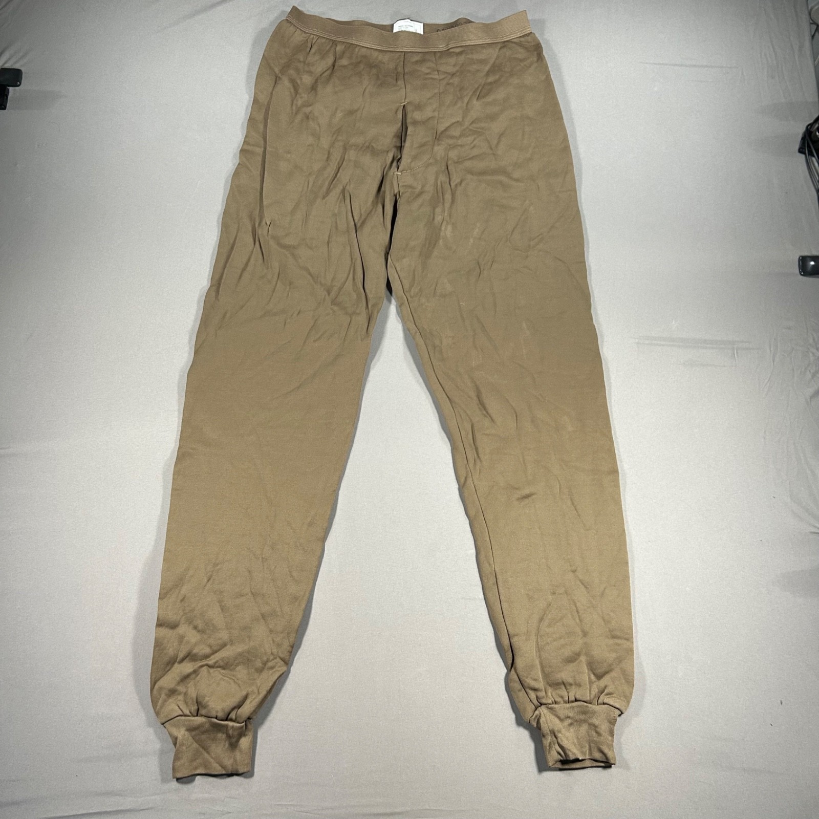 Large – US Military Coyote Brown Cold Weather Polypropylene Drawers Pants