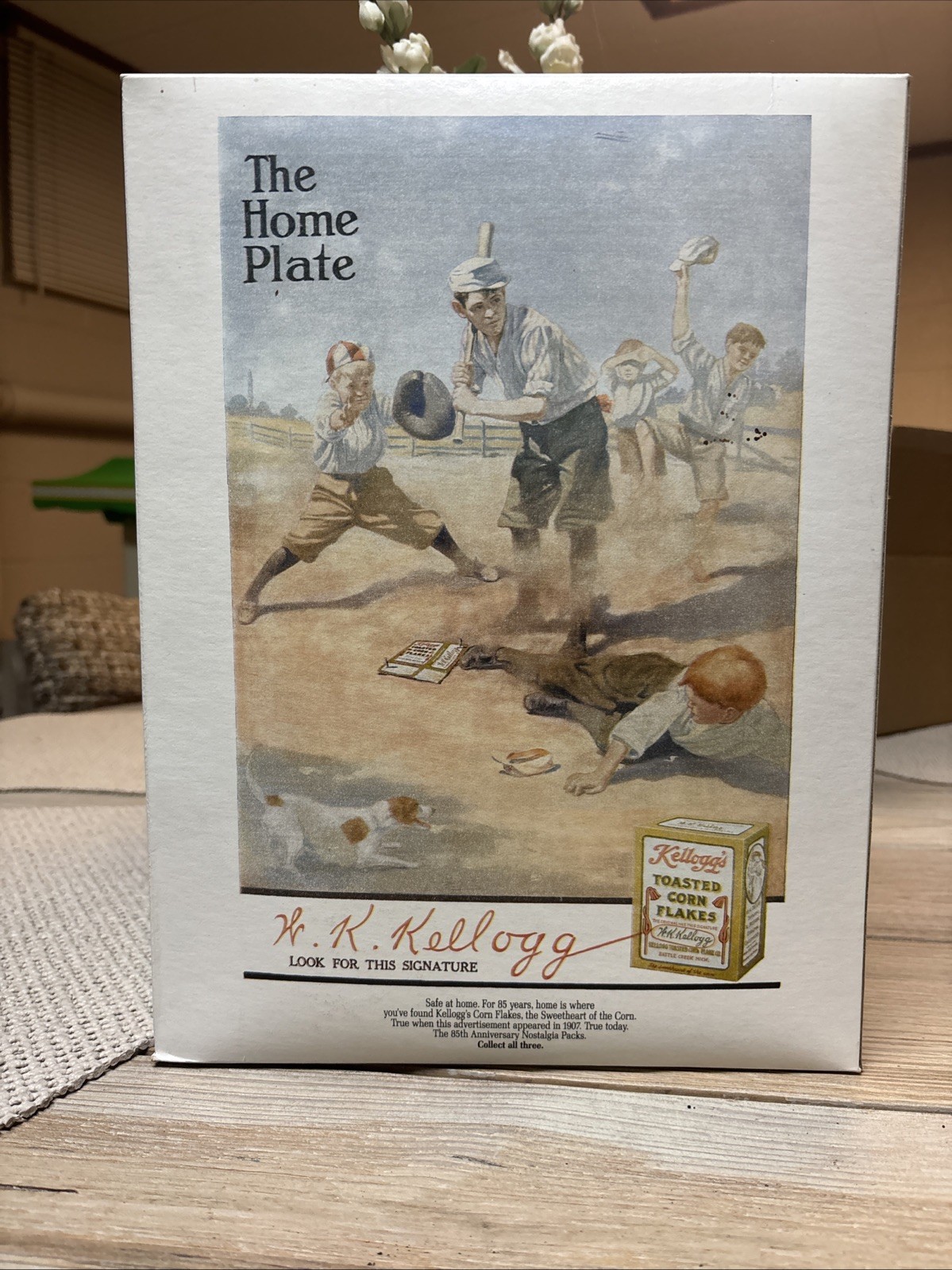 Kellogg’s Corn Flakes 85th Anniversary Back Of Box