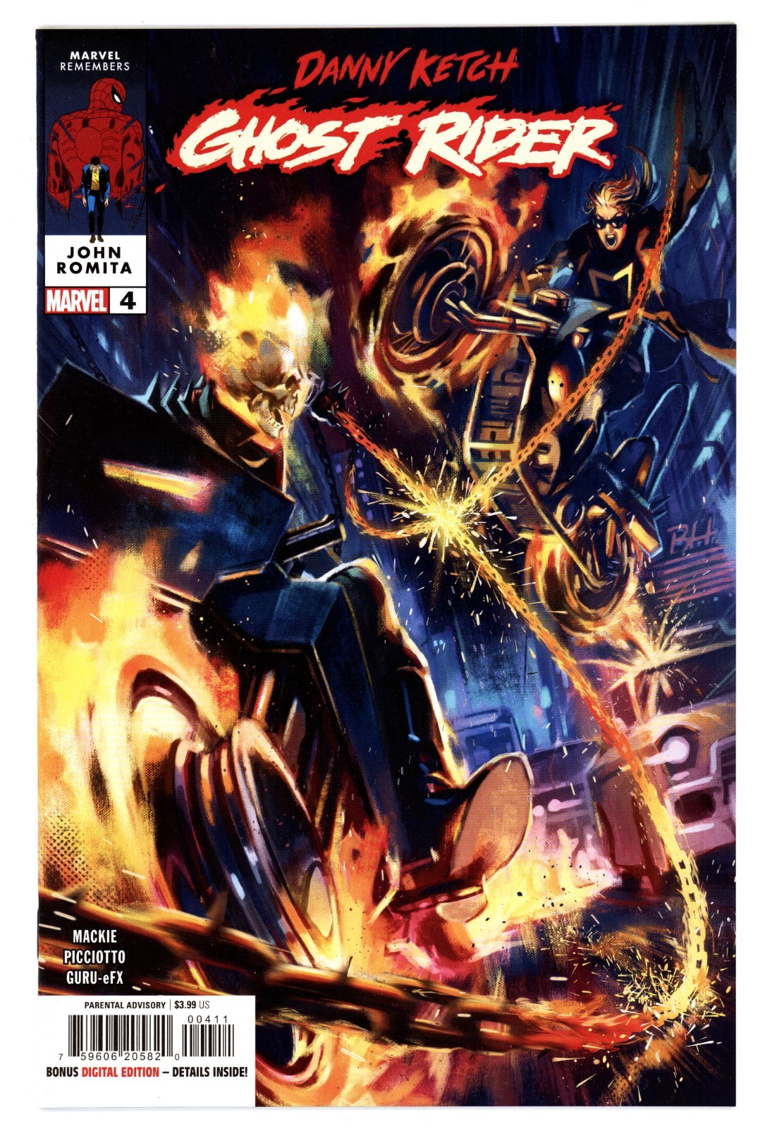 Ghost Rider: Danny Ketch (2nd Series) #4 NM 9.4 2023 Ben Harvey Cover
