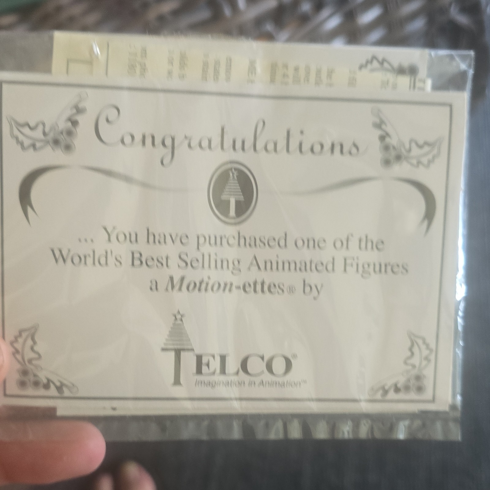 Telco Animated Santa Christmas Display 1996 Plug-In Collectible[IT WORKS]