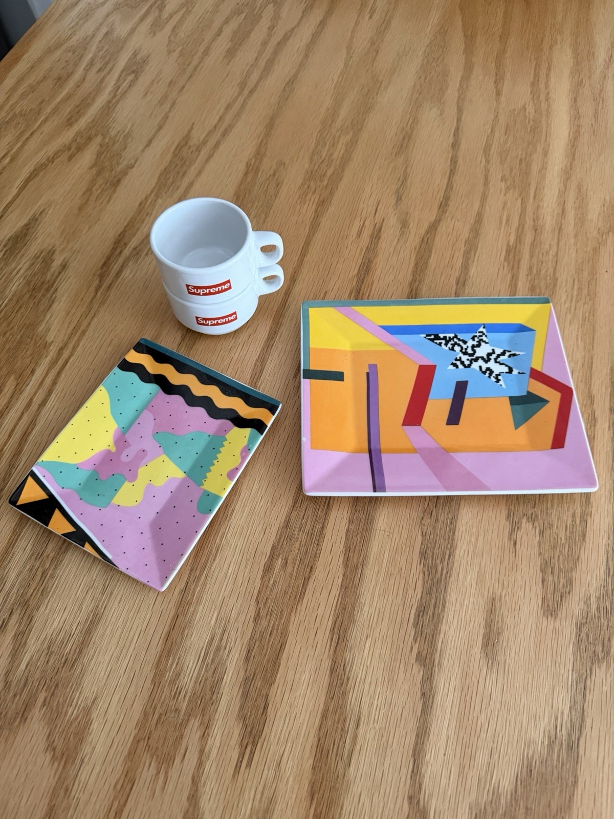 Supreme x Alessandro Mendini Tray Set SS16 Rare Authentic AND Espresso cups!!!!