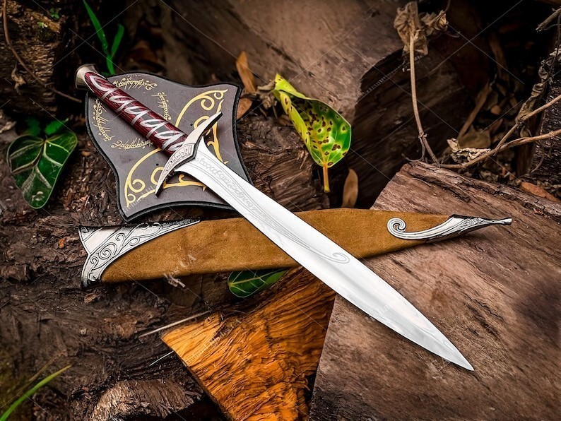 Hand Crafted Sting Replica Elven Sword of Bilbo & Frodo The Hobbit Fast Delivery