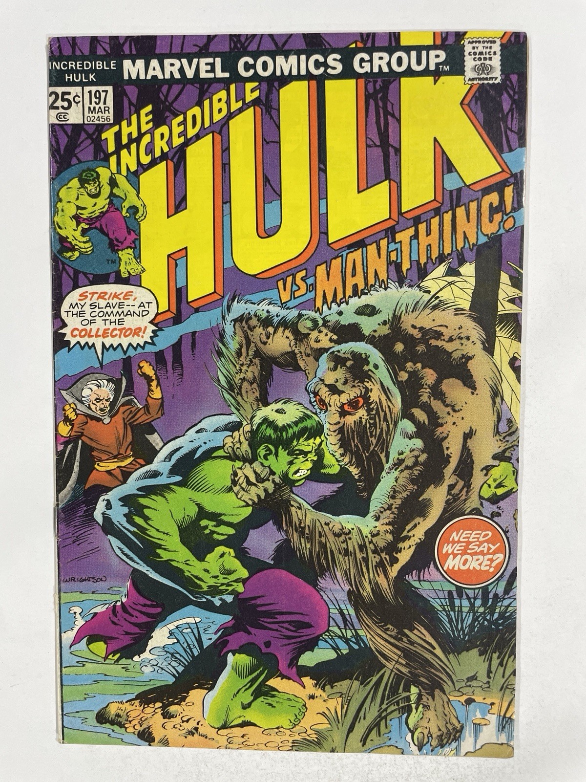 Incredible Hulk 197 Fine FN 6.0 Wrightson Marvel 1976
