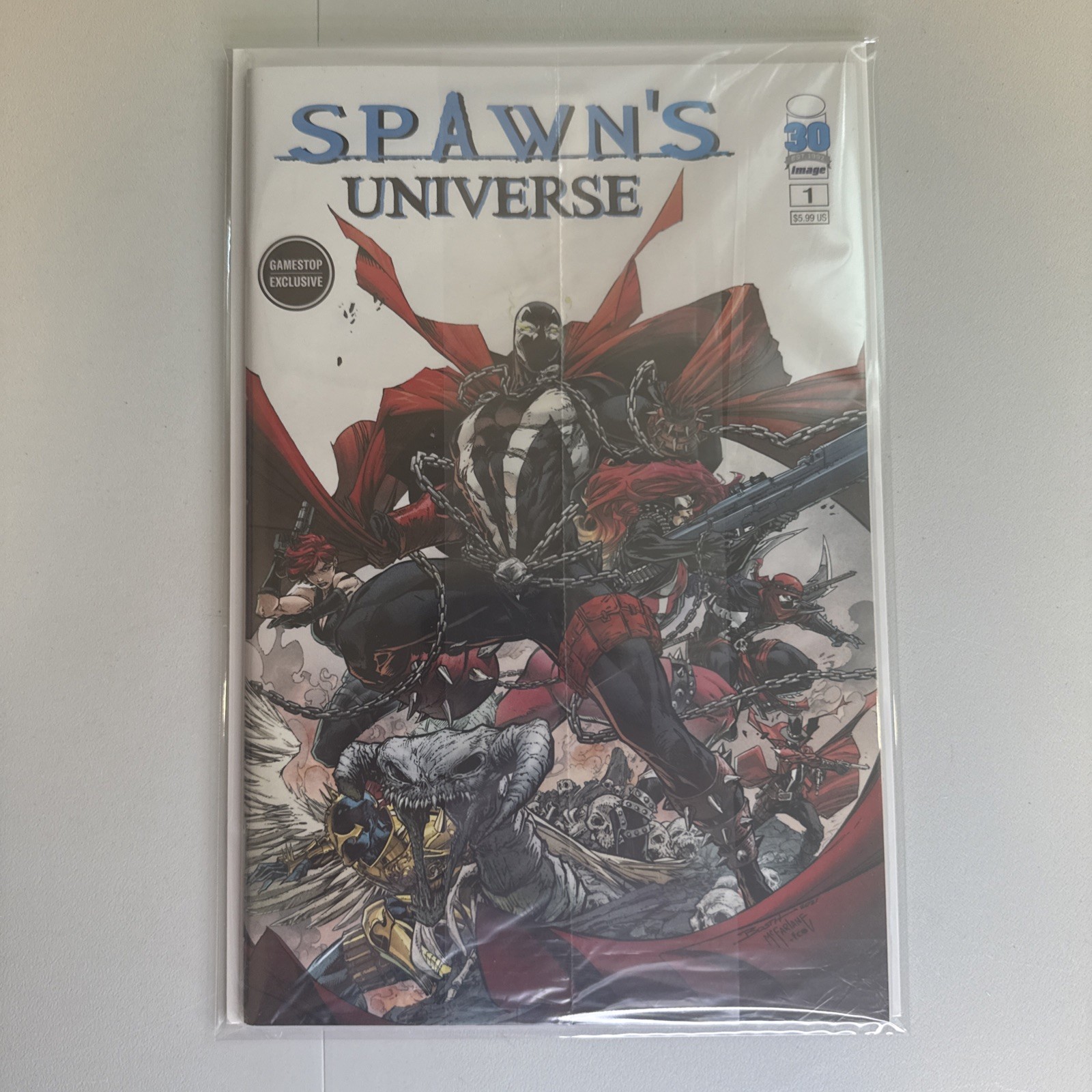Spawn’s Universe #1 (2021) – GameStop Exclusive Variant Cover – Brand New