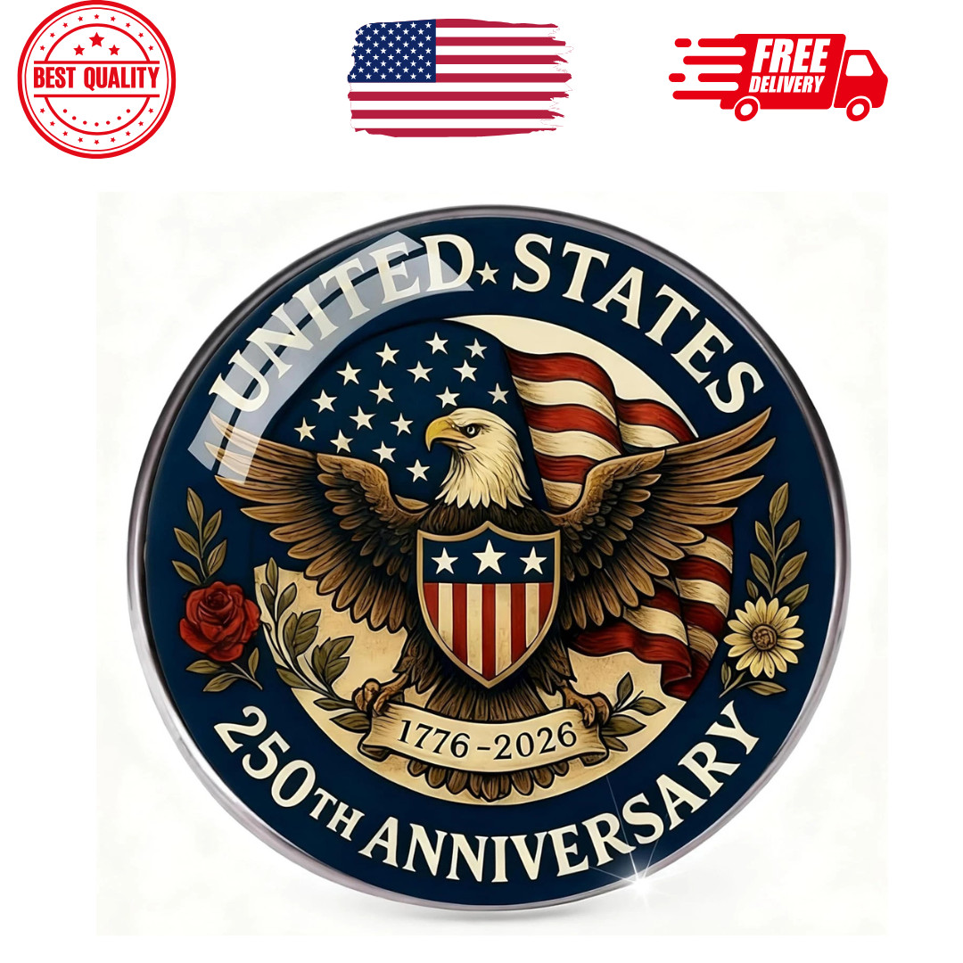 USA 250th Anniversary Lapel Pin 1776-2026 Patriotic Collectible Gift