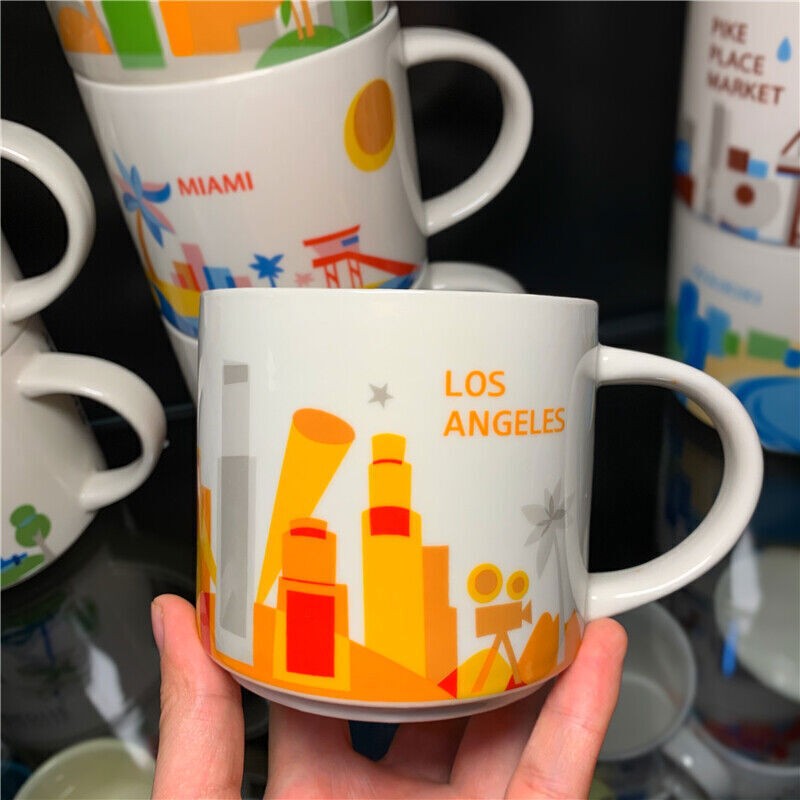 Starbucks Global City Mug Paris/London/More City “You Are Here” 14oz Collection