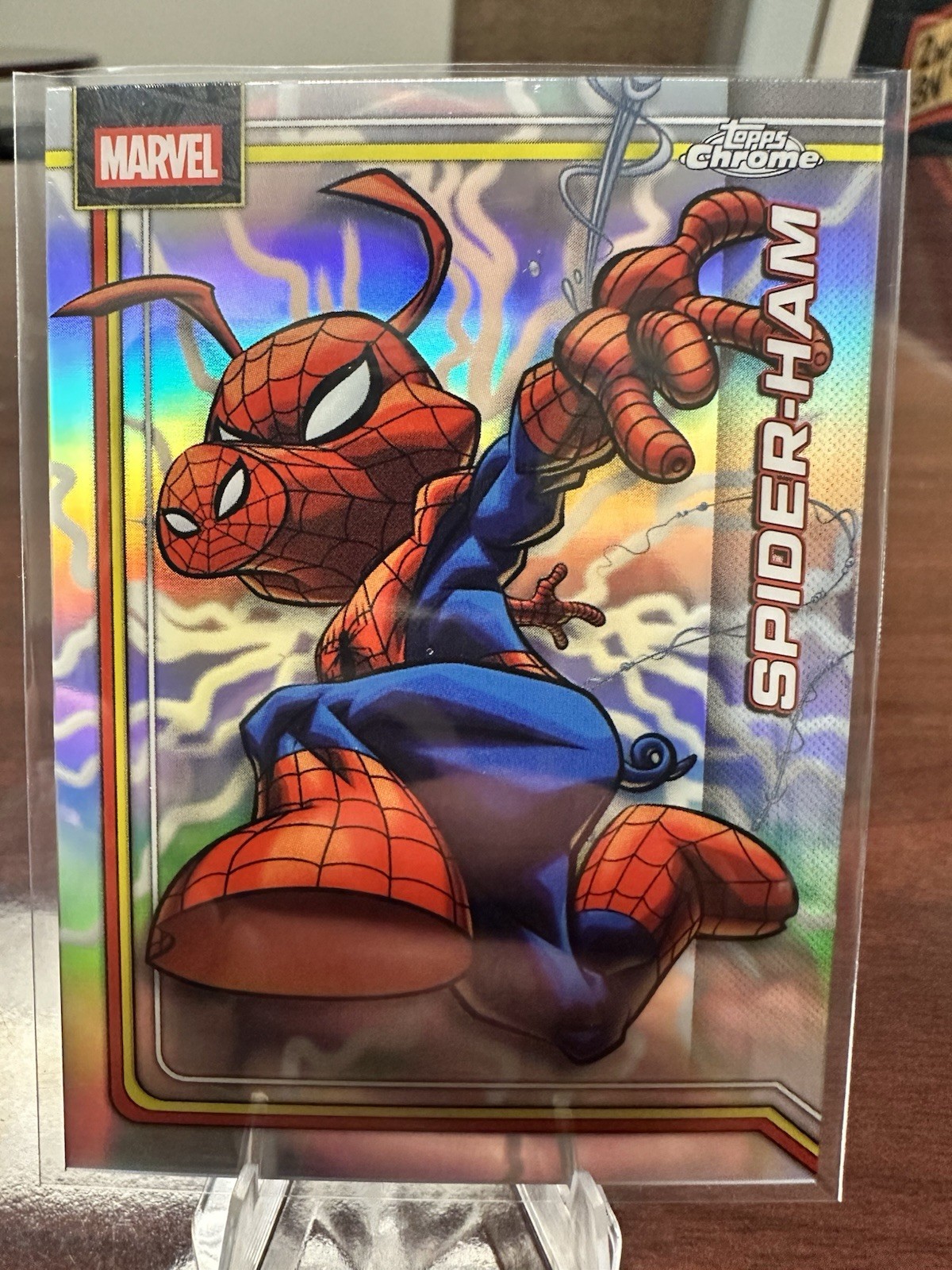 Topps Topps Chrome Marvel Spider-Ham Parallel/Variety Non-Sport Card #162
