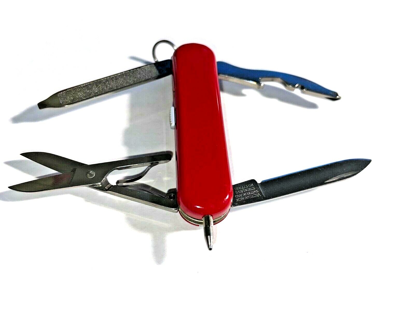 NEW in Box Victorinox Swiss Army 58mm Knife RED MANAGER 0.6365