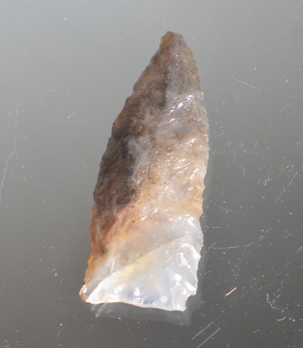 Authentic Modern Reproduction of Pre 1600 Utah Agate Arrowhead