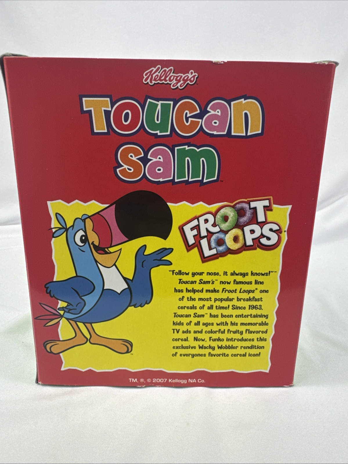 Funko Wacky Wobbler Toucan Sam Bobblehead Fruit Loops Retired Rare