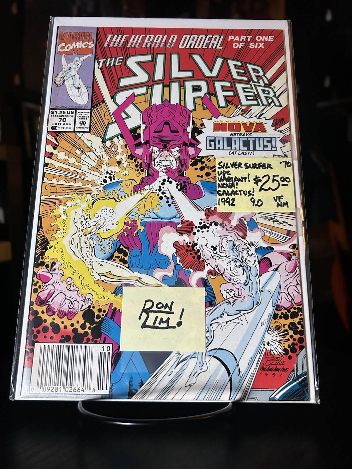 Marvel The Silver Surfer #70 (1992) Herald Ordeal Direct Variant Ron Lim