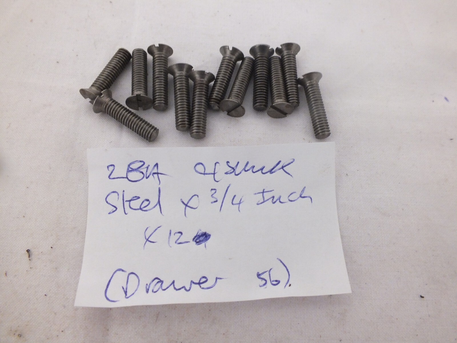 2 BA STEEL COUNTERSUNK X 3/4 INCH X 12 – FREEPOST