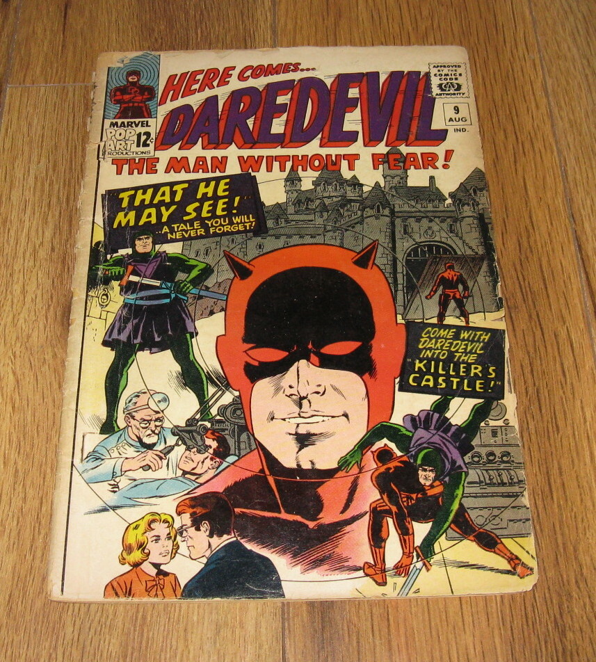 Daredevil #9 Marvel 1965 Silver Age – 1st Appearance of Organizer Rough Poor