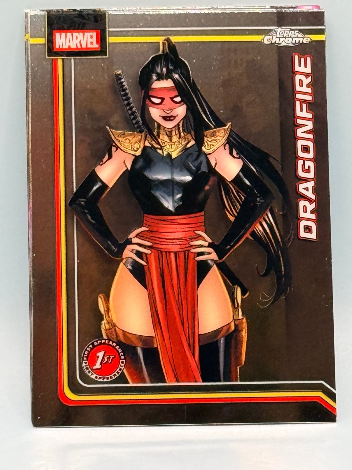 2026 Topps Chrome Marvel Dragonfire Topps #033 1st