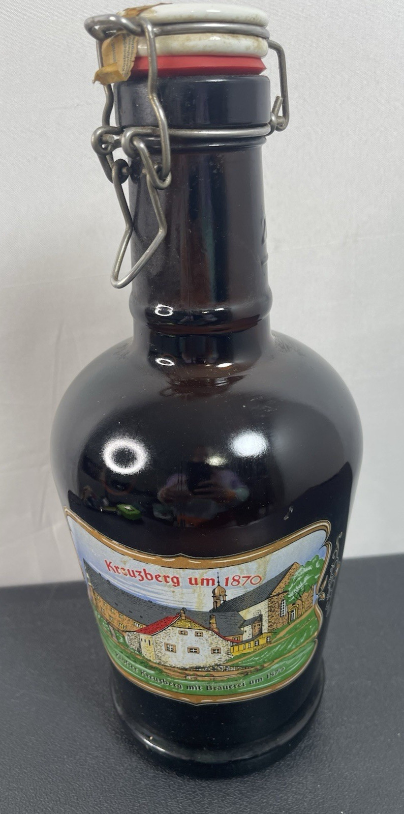 Klofter Kreuzberg mit Brauerei um 1870 Empty Bottle Growler 200cl 2 Liters
