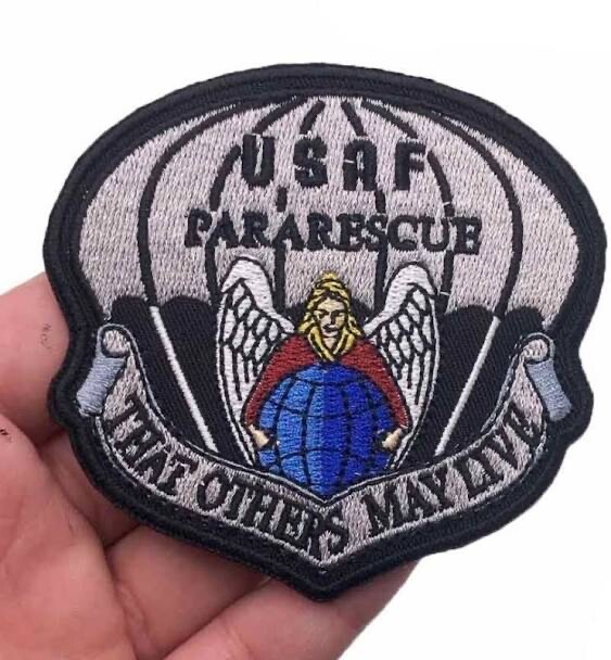 U.S.A.F. PARARESCUE JUMPER EMBROIDERED IRON-ON PATCH…