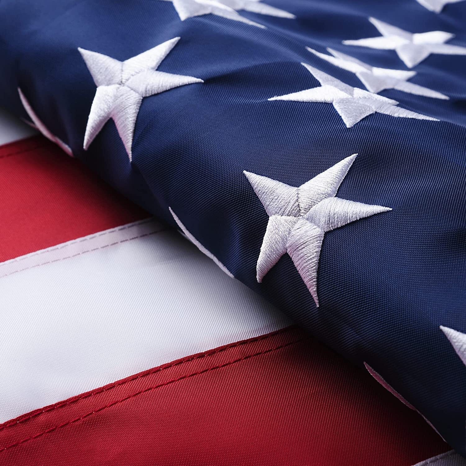 US American Flag 4×6 Made in Luxury Embroidered United States Flag Outdoor USA