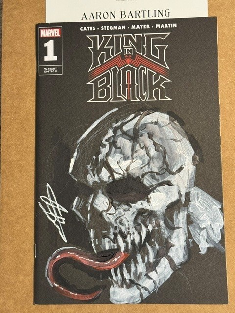 KING IN BLACK #1 Sketch by AARON BARTLING