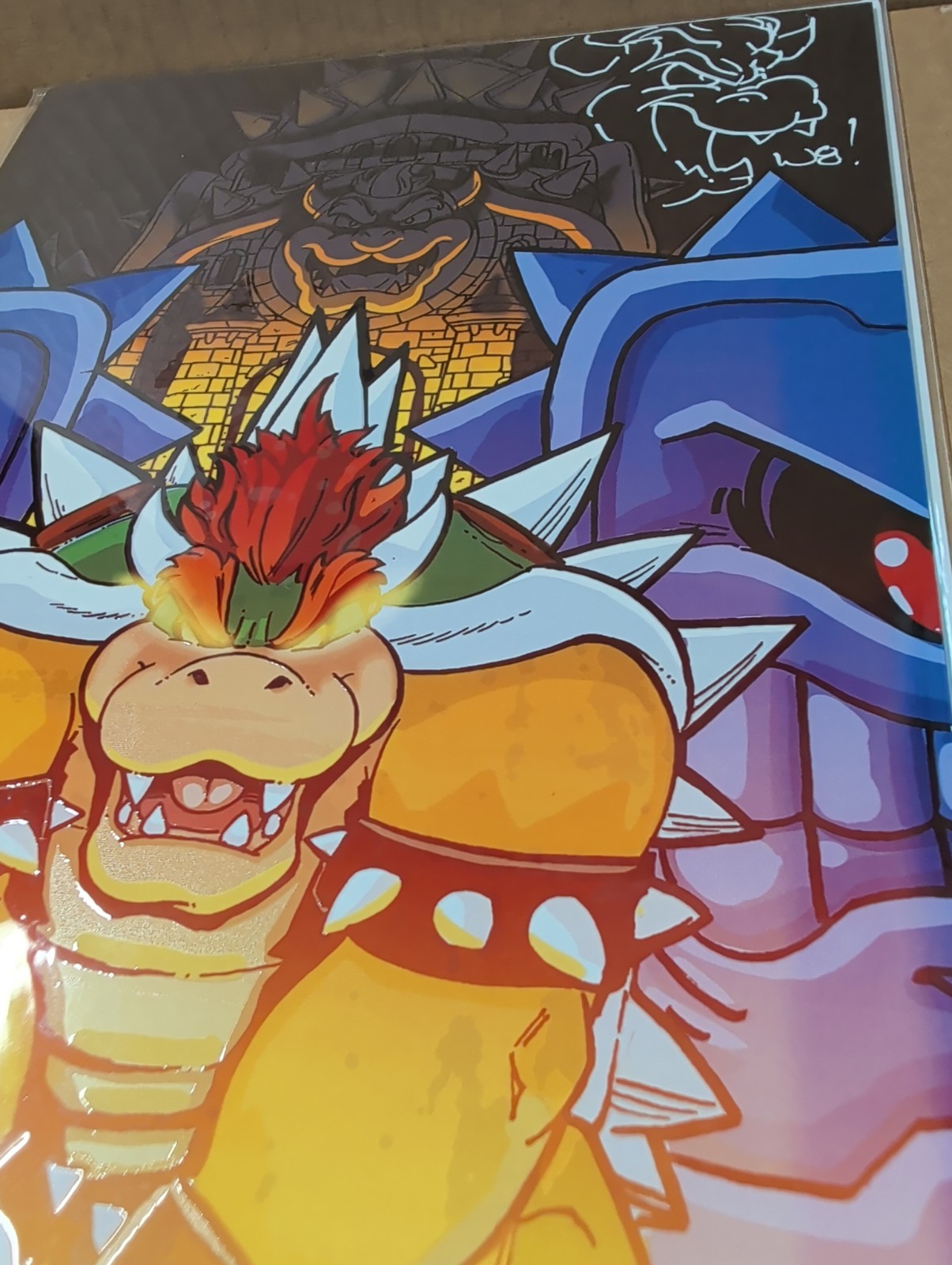 Absolute BOWSER ( Absolute Batman Homage) Embossed LTD 50 Signed/ Remarked