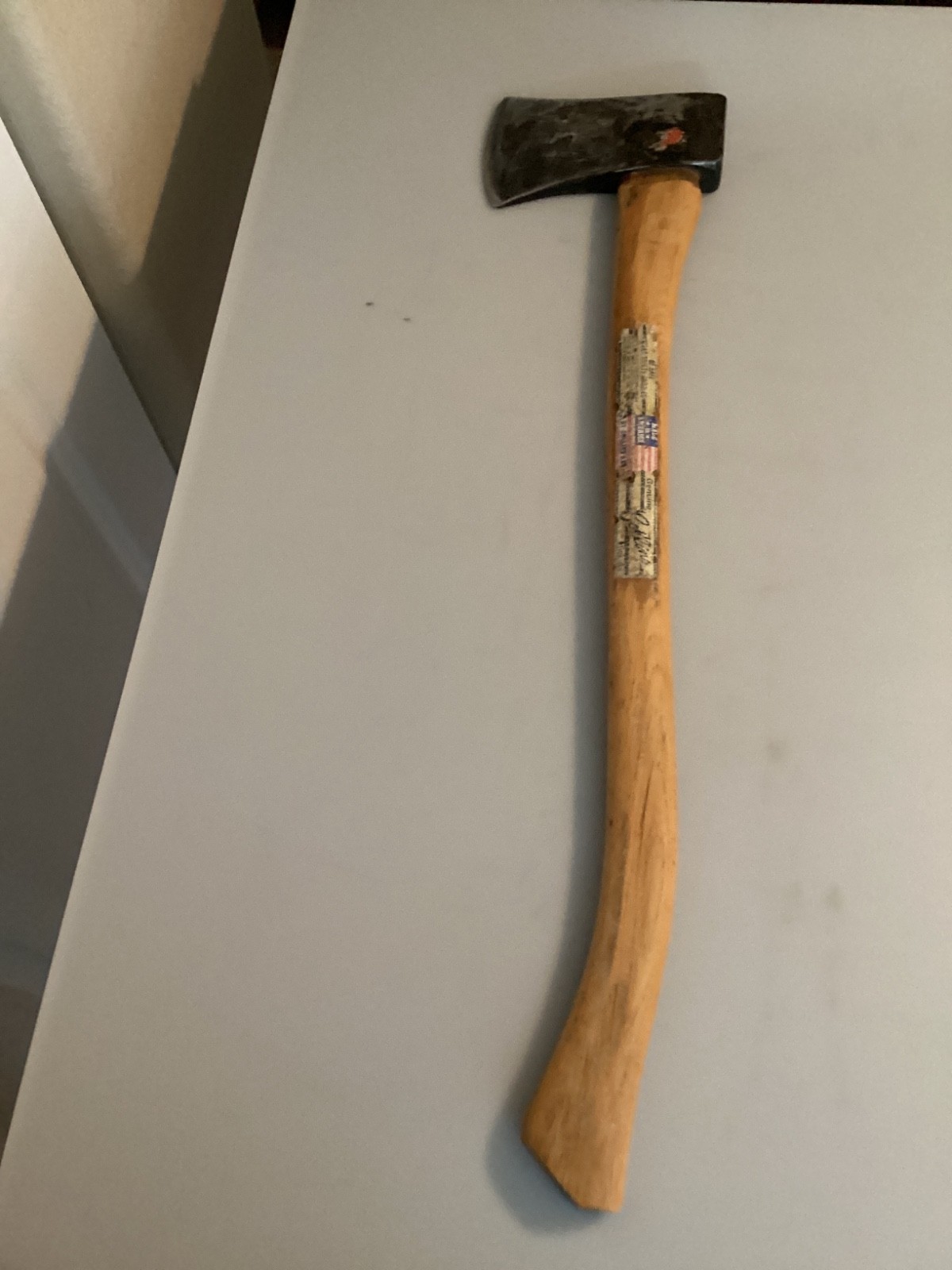 COLLINS SINGLE BIT AXE AND HANDLE 3lbs 4oz TOTAL WEIGHT, 26 7/8” TOTAL LENGTH