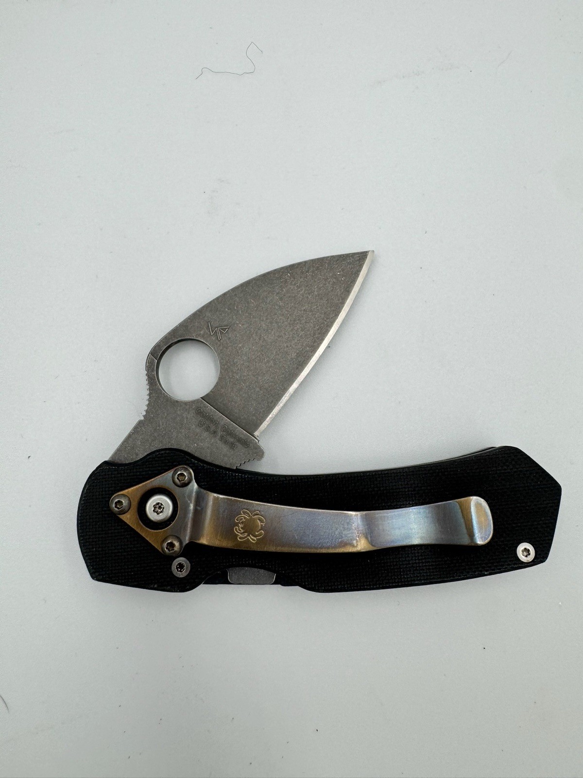 Spyderco Wharncliffe S30V Folding Knife G10 DeepCarry Compression Lock USA