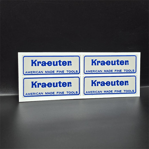 Kraeuter Tools Vintage Style DECALS, 2.25 Inch Vinyl STICKERS x 4