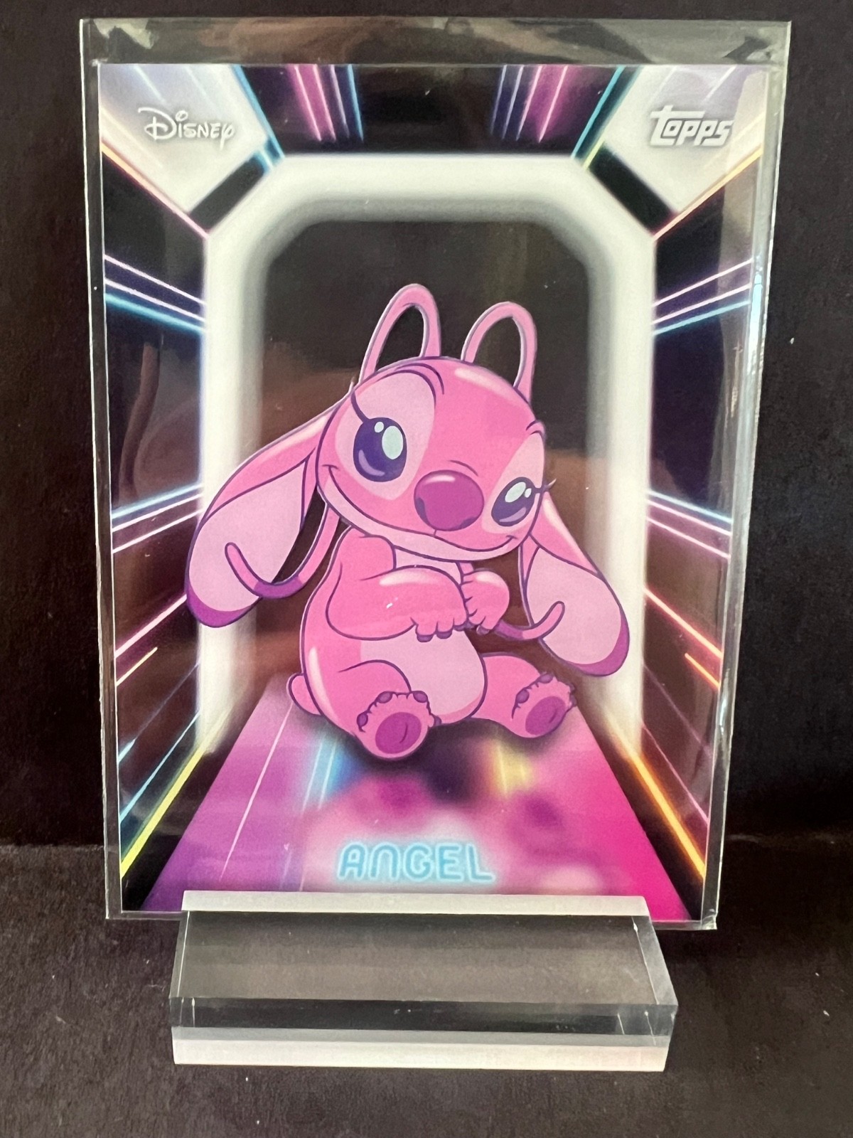 2026 Topps Disney Neon- Neon Lights PETG Acetate Insert-Angel #NPL-2