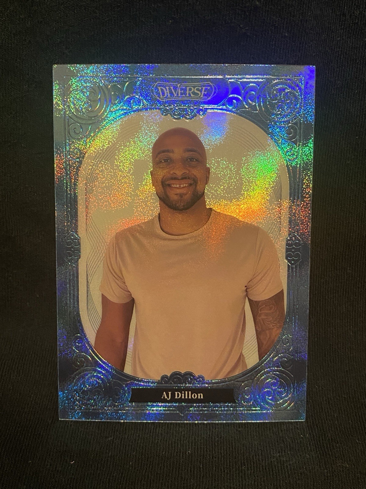 2024 Kakawow Diverse Season 1 Blue Refractor AJ Dillon /1225 DK-RI-07