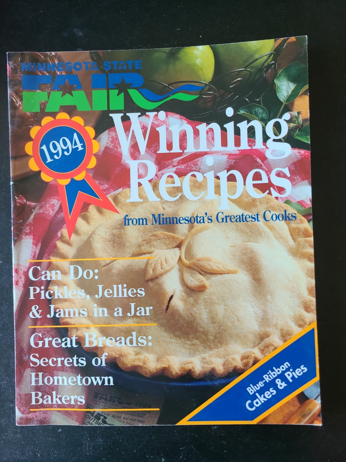 RARE Vintage MN State Fair Archive Memorabilia Cook Book 1994 Winning Recipes