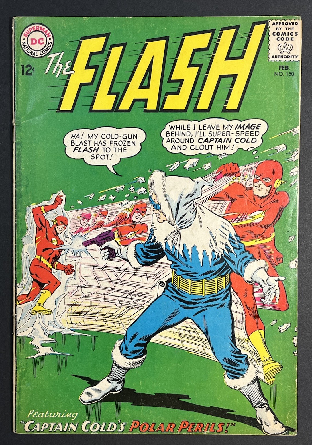 The Flash #150 1965 DC Comics 4.5 VG+ Captain Cold Carmine Infantino Cover