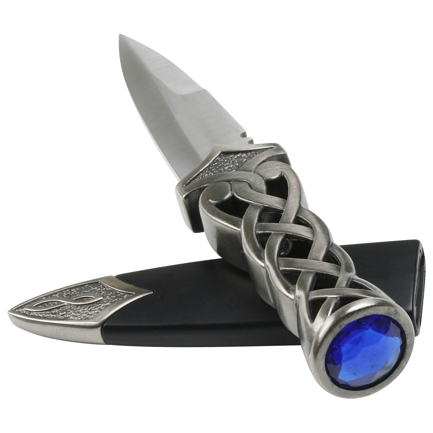 Short Dagger BLADESUSA Scottish Celtic Twisted Handle 9.00″ Overall HK-26136