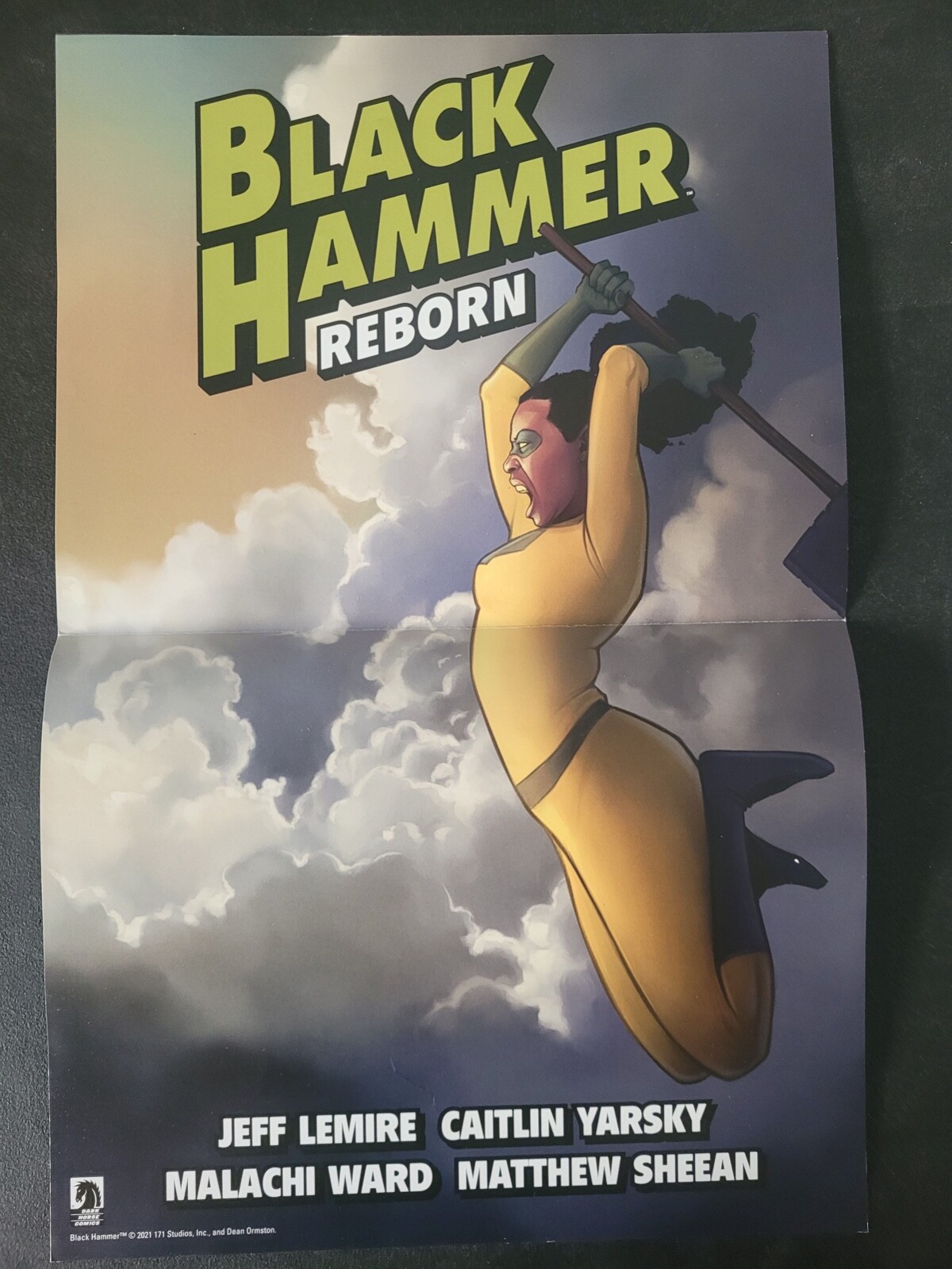 BLACK HAMMER/JOY OPERATIONS DOUBLE-SIDED POSTER 11×17 DARK HORSE COMICS UNUSED