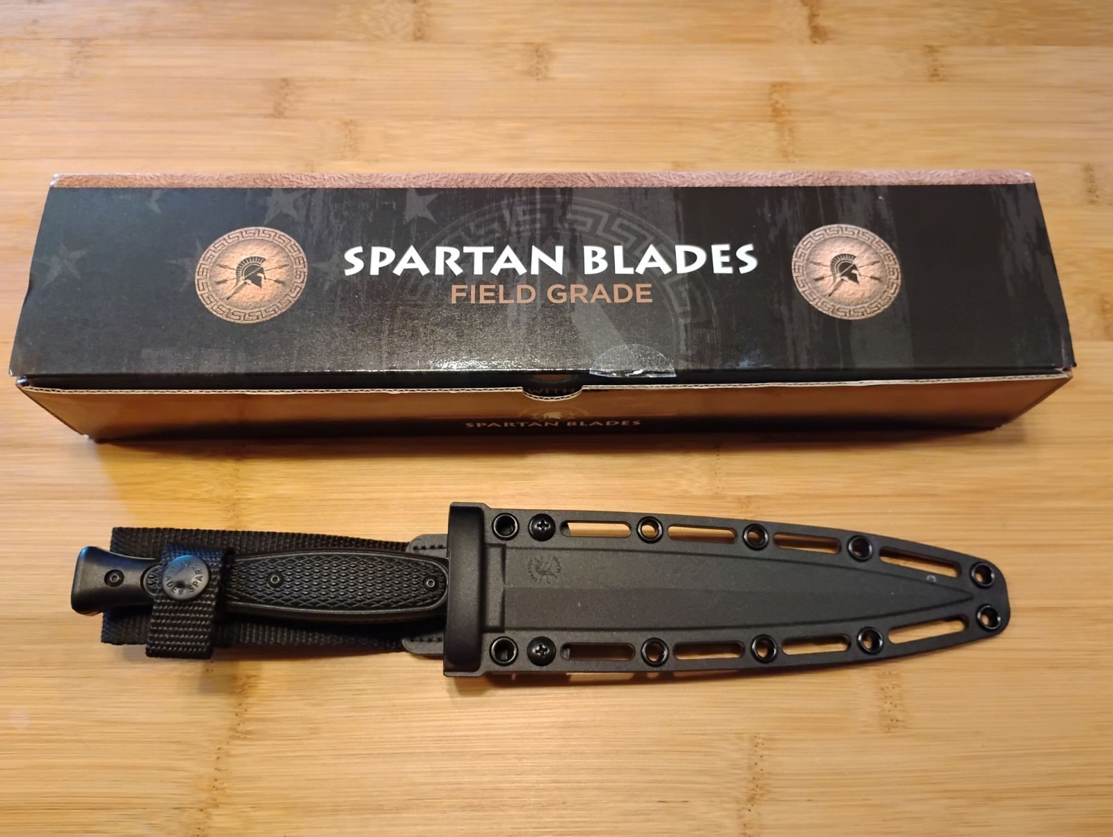 Spartan Field Grade – George Raider Dagger – 7in Fixed Blade – Black – SNSBBL3BK