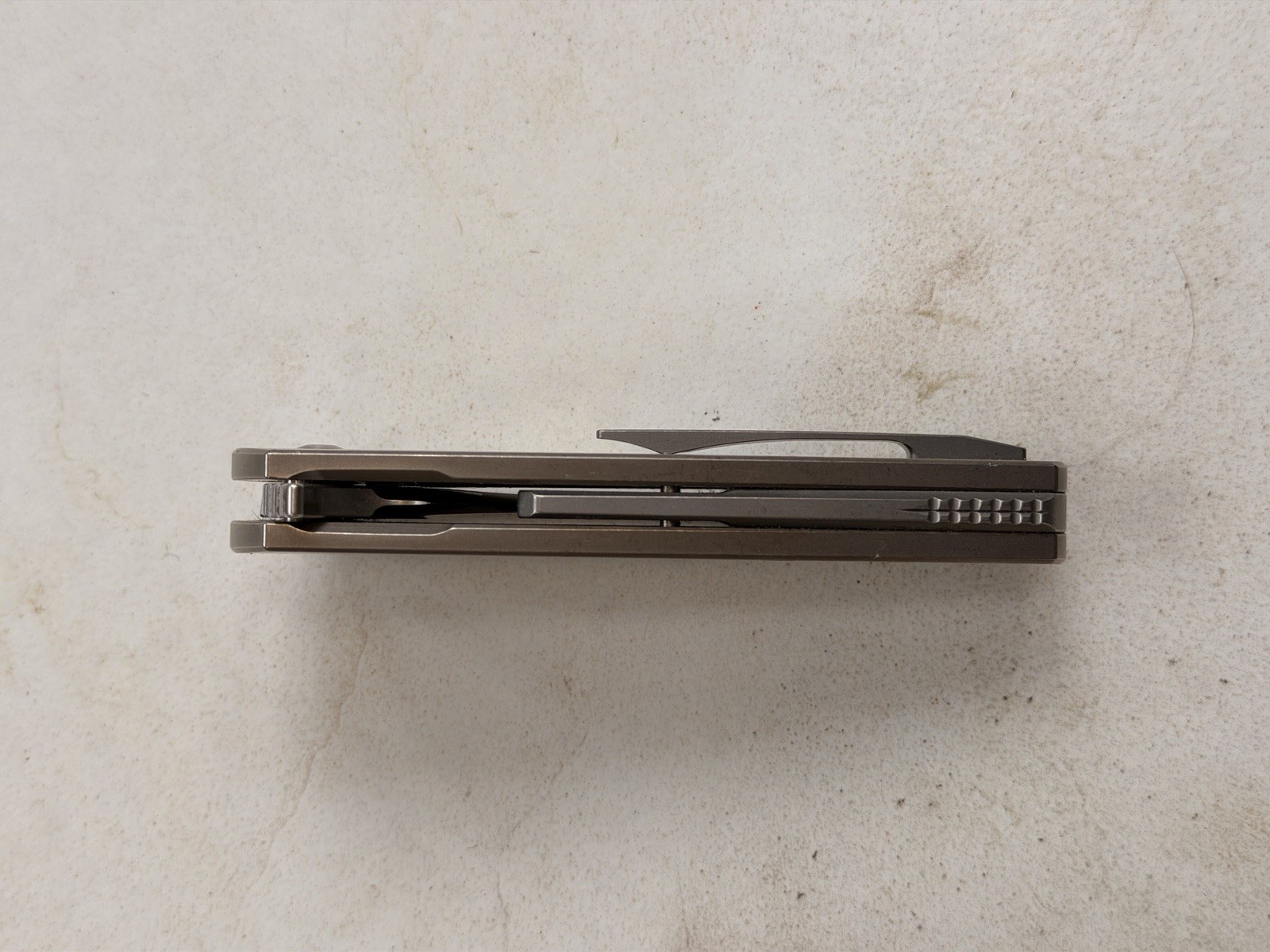 Koenig Mini Goblin, 1st Generation, 2019, Bronze Titanium Scales, M390 Blade