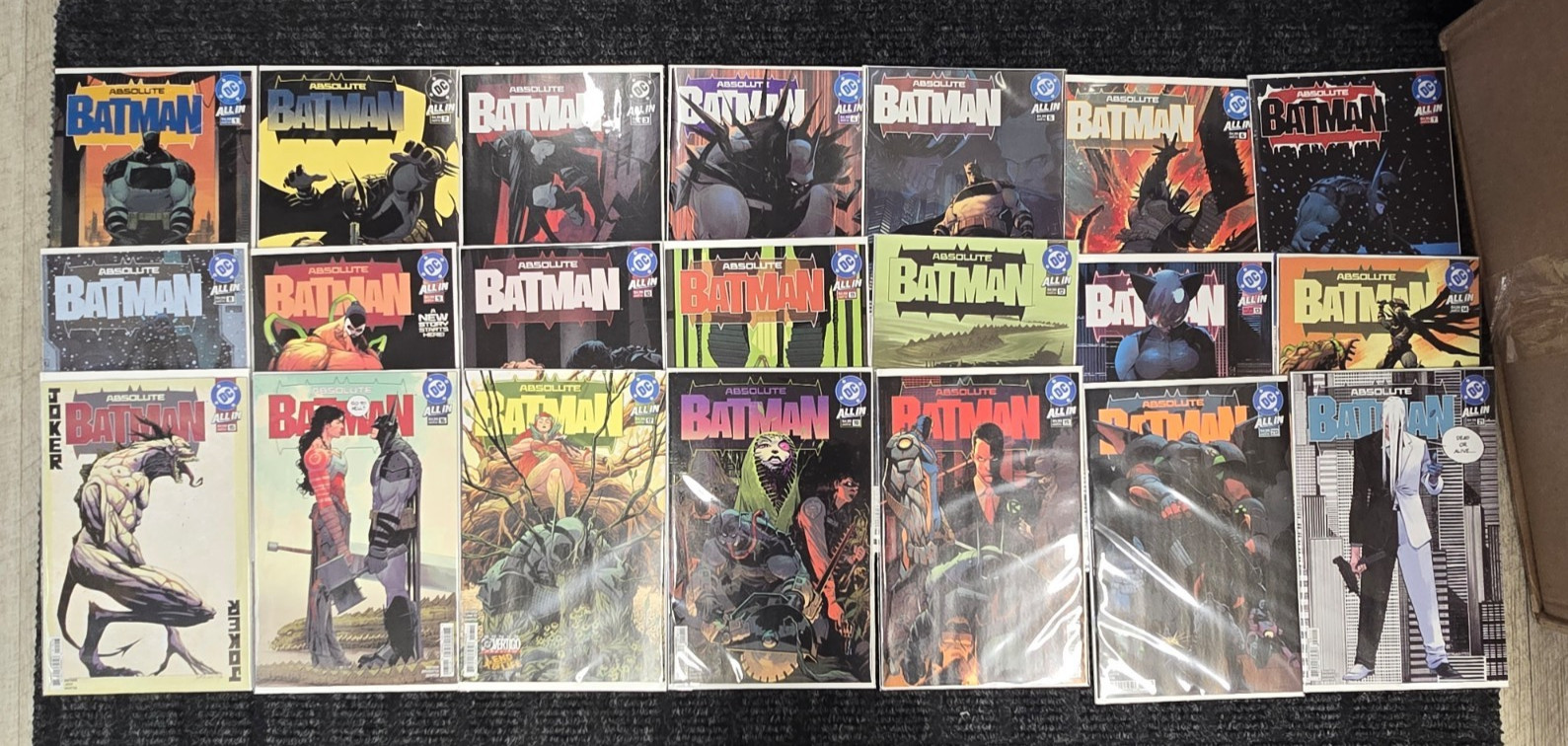 ABSOLUTE BATMAN #1-21 SET COMIC NM 2026 DC SEE LAST PIC FOR VARIOUS PRINTS