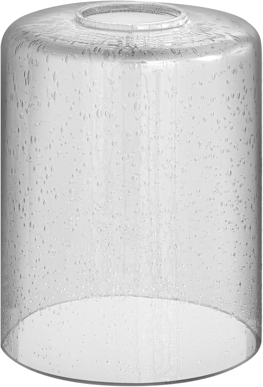 Clear Seeded Glass Shade for Vanity, Wall & Pendant Lights – 4.875″D x 6″H